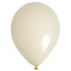 Ballons ivoire en latex 23 cm les 8