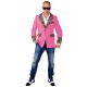 Déguisement 50's veste Teddy Boy rose homme luxe