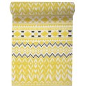 Chemin de table ethnique coton jaune 3 M