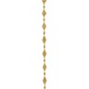 Guirlande Versailles or décorative 200 cm