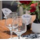 Etiquettes Eventail Versailles marque verre les 6