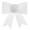 Mini noeuds autocollants blancs les 4