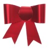 Mini noeuds autocollants rouges les 4