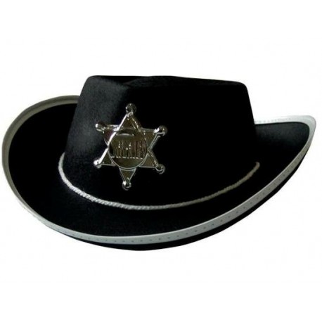 Chapeau Cowboy noir enfant 