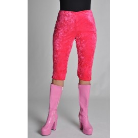 Déguisement Legging court rose femme luxe Grande taille Déguisement Legging court rose femme luxe Grande taille