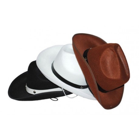 Chapeau Cowboy Noir Adulte