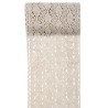 Chemin de table Broderie coton naturel 2 M