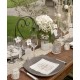 Chemin de table broderie coton naturel 2 M