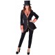 Déguisement manteau noir femme luxe