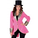 Déguisement manteau rose femme luxe