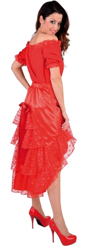 Jupe Dentelle Rouge | S/M-M/L main image 1