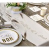 Chemin de table Petits bonheurs coton 3 M