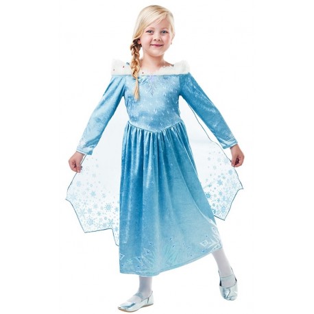 Déguisement Elsa reine des neiges fille luxe