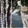 Guirlande de mini Pompons roses 200 cm