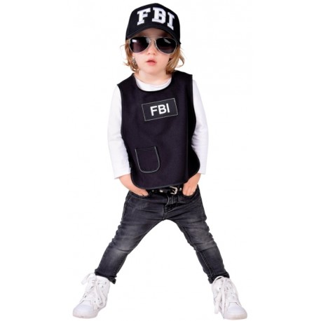 Déguisement Gilet FBI bébé luxe