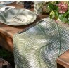 Chemin de table Jungle Palmier coton 3 M