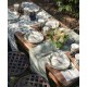 Chemin de table jungle palmier coton 3 M