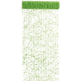 Chemin de table sisal vert pomme