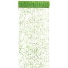 Chemin de table sisal vert 5 M