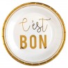 Assiettes carton Petits bonheurs 22.5 cm les 10
