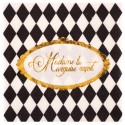 Petites serviettes de table Versailles papier les 20