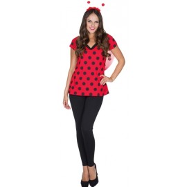 Déguisement T-Shirt coccinelle femme