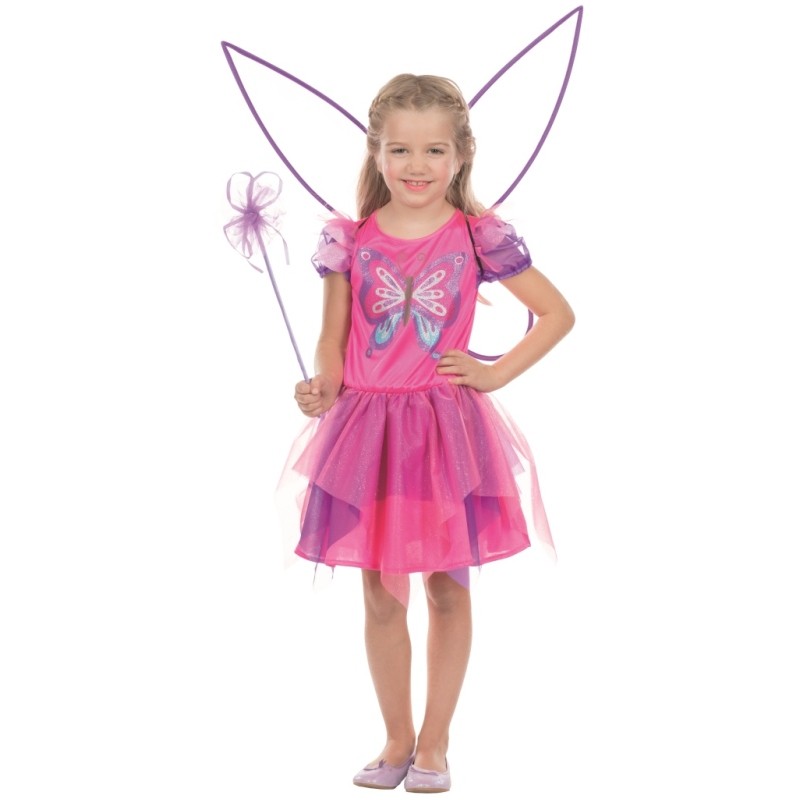 Moslate fées pour Filles, Costume Cosplay Fée Papillon