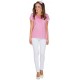 Déguisement T-Shirt rayé fuchsia blanc femme