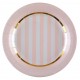 Assiettes carton Baby shower rose 22.5 cm les 10