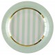 Assiettes carton Baby shower vert 22.5 cm les 10