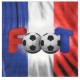 Serviettes de table Champion du monde Foot papier les 20