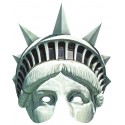 Masque carton Statue de la liberté