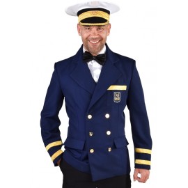 Déguisement capitaine veste marine homme luxe