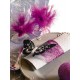 Plumes de couleur Fuschia