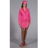 Déguisement Hôtesse de L'Air Pink Luxe Femme