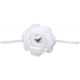 Roses Sur Ruban Organdi Les 4 de 20 cm