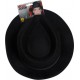 Chapeau Michael Jackson™ Fedora Noir Adulte