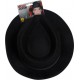 Chapeau Michael Jackson Fedora Noir Adulte