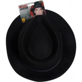 Chapeau Michael Jackson Fedora Noir Adulte