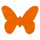 Papillons Orange Tissu Non Tisse 