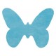 Papillons Turquoise Tissu Non Tisse 