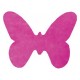 Papillons Fuschia Tissu Non Tisse 