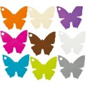 Marque place papillon carton 4.5 cm les 10 - coloris au choix