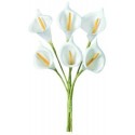 Arum Blanc en Tissu Les 24 Fleurs Arum Calla