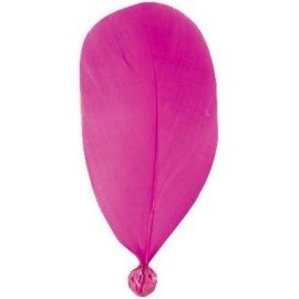 Plumes Fuschia avec Perle