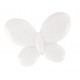 Perles papillon blanc deco les 12