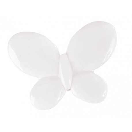 Perles papillon blanc deco les 12