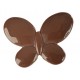 Perles papillon chocolat deco les 12