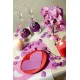 Sets de Table Coeur Prune Les 50