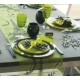 Serviettes de Table Noire Motif Pois